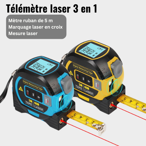 LaserPro 3-en-1 : Votre Assistant de Mesure Ultime