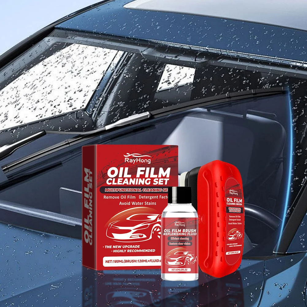 ClearView Pro - Nettoyant Hydrophobe et Anti-Huile pour Vitres de Voiture